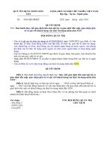 49. Quy che giao dich tien mat noi bo va giao dich tien mat giao nhan giay to co gia voi khach hang