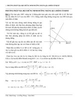 pp toa do chung minh dt qua diem co dinh