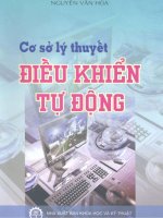 GIÁO TRÌNH cơ sở lý THUYẾT điều KHIỂN tự ĐỘNG 