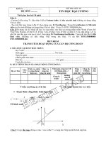 môn tin học đại cương  đề thi mẫu