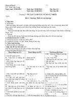 Giáo án toán số học 6 20162017