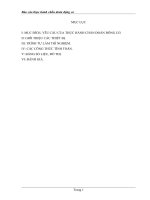 báo cáo thực hành chẩn đoán động cơ