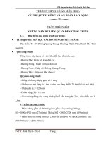 ĐỒ án kỹ THUẬT THI CÔNG và AN TOÀN LAO ĐỘNG