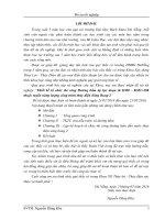 Thiết kế tổ chức thi công đường hầm áp lực đoạn từ KM0 – KM3+288 thuộc tuyến năng lượng công trình thủy điện sông bung 2