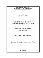 Tích hợp quan hệ hơn mờ trong hệ trợ giúp quyết định 