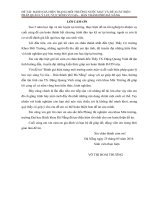 ĐÁNH GIÁ HIỆN TRẠNG môi TRƯỜNG nước mặt và đề XUẤT BIỆN PHÁP QUẢN lý lưu vực SÔNG VU GIA – hàn THÀNH PHỐ đà NẴNG