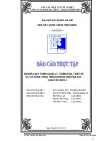 TÌM HIỂU QUY TRÌNH QUẢN LÝ, TRIỂN KHAI, THIẾT KẾ VÀ THI CÔNG CÔNG TRÌNH ĐƯỜNG ỐNG DẪN KHÍ NAM CÔN SƠN 2