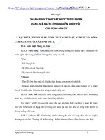 Bài giảng: Xử lý nước cấp  Nguyễn Lan Phương