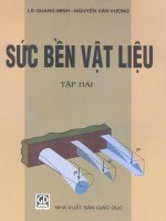 GIÁO TRÌNH sức bền vật LIỆU 