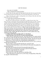 bài thu hoạch nghị quyết đại hội đẳng lần thứ XII