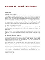 Phân tích bài Chiều tối  Hồ Chí Minh