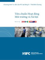 tiêu chuẩn hoạt động môi trường và xã hội