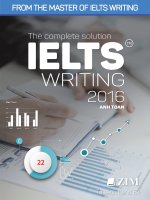 The complete solution IELTS writing ( Hướng dẫn viết IELTS Writing chi tiết task 1 và task 2 )