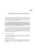 Lockbased Concurrent Data Structures