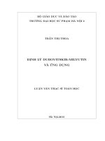 Định lý dubovitskir   milyutin và ứng dụng