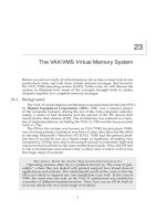 The VAXVMS Virtual Memory System