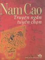 Nam cao   truyện ngắn tuyển chọn