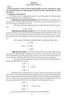 Câu hỏi và đáp án môn tiền tệ và ngân hàng