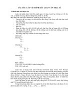 Yeu cau trinh bay LVThS