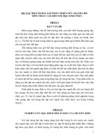 skkn một số bài tập phát triển sức mạnh cho môn nhảy cao đối với học sinh trung học cơ sở 