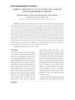 Nghiên cứu ảnh hưởng của các yếu tố tính cách cá nhân lên tiềm năng khởi nghiệp của sinh viên