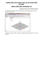 HƯỚNG dẫn CÁCH PHÂN CHIA và LẮP GHÉP KHỐI đa DIỆN BẰNG PHẦN mềm GEOGEBRA 3d