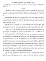 đề CƯƠNG môn NHÀ nước và PHÁP LUẬT