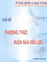 Phương thức buôn bán đối lưu