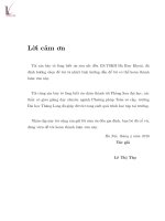 Luận văn thạc sĩ toán  phương pháp quy nạp trong các bài toán tổ hợp 