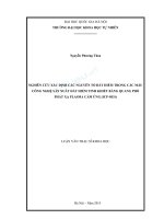 Nghiên cứu xác định các nguyên tố đất hiếm trong các mẫu công nghệ sản xuất đất hiếm tinh khiết bằng quang phổ phát xạ plasma cảm ứng (ICP OES) 