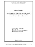 Phương pháp củng cố kiến thức   nâng cao kỹ năng giải bài tập quang học cho học sinh lớp 9 