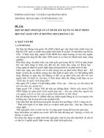 skkn một số biện pháp quản lý nhằm xây dựng và phát triển đội ngũ giáo viên ở  trường THCS hoằng cát  huyện hoằng hoá 