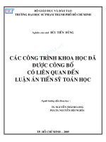 Sử dụng phương pháp giải tích vào một số bài toán biên phi tuyến 