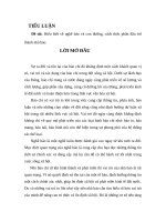 TIỂU LUẬN cơ sở lý luận báo chí hiểu biết về nghề báo và con đường, cách thức phấn đấu trở thành nhà báo
