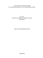 Báo cáo ĐTM  TDA TP Đồng Hới  dự án Môi Trường Bền Vững Các Thành Phố Duyên Hải