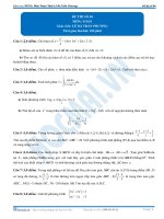 Đề thi toán THPT Quốc gia  Lê Bá Trần Phương
