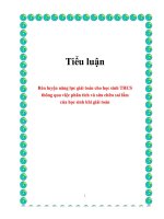 (Tiểu luận) Rèn luyện năng lực giải toán cho học sinh THCS thông qua việc phân tích và sửa chữa sai lầm của học sinh khi giải toán   luận văn, đồ án, đề tài tốt nghiệp