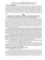 Bai dự thi Báo cáo viên giỏi  năm 2016