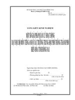 skkn một số GIẢI PHÁP QUẢN lý HOẠT ĐỘNG dạy học bộ môn TIẾNG ANH ở các TRƯỜNG TRUNG học PHỔ THÔNG THÀNH PHỐ BIÊN hòa TỈNH ĐỒNG NAI 
