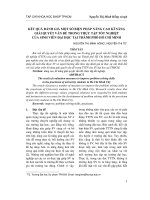 KẾT QUẢ ĐÁNH GIÁ MỘT SỐ BIỆN PHÁP NÂNG CAO KĨ NĂNG GIẢI QUYẾT VẤN ĐỀ TRONG THỰC TẬP TỐT NGHIỆP  CỦA SINH VIÊN ĐẠI HỌC TẠI THÀNH PHỐ HỒ CHÍ MINH