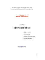 CẨM NANG NGÀNH lâm NGHIỆP   CHỨNG CHỈ RỪNG 