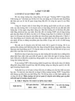 skkn Hiệu trưởng với vai trò quản lý chuyên môn thông qua sự phát triển đội ngũ tổ trưởng chuyên môn.