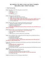 đề thi công chức cán bộ thuế( có đáp án)