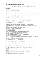 bai tap tieng anh lop 8   HKII 