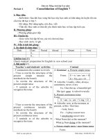 giáo án tiếng anh lớp 8 cả năm