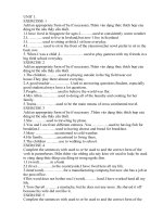 bai tap tieng anh lop 9   chia thi 