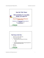 BÀI GIẢNG SAN hô VIỆT NAM   GIÁ TRỊ KINH tế và sự PHỤ THUỘC tài NGUYÊN 