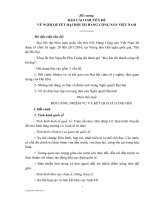 Bài thu hoạch nghị quyết đại hội đại XII của đảng