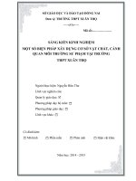 skkn MỘT SỐ BIỆN PHÁP XÂY DỰNG CƠ SỞ VẬT CHẤT, CẢNH QUAN MÔI TRƯỜNG SƯ PHẠM TẠI TRƯỜNG THPT XUÂN THỌ.