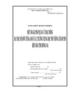 skkn một số GIẢI PHÁP QUẢN lý HOẠT ĐỘNG dạy học bộ môn TIẾNG ANH ở các TRƯỜNG TRUNG học PHỔ THÔNG THÀNH PHỐ BIÊN hòa TỈNH ĐỒNG NAI 
